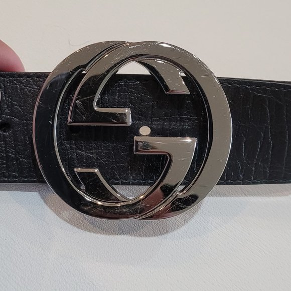 GUCCI~SHERRY LINE~LEATHER BELT - Picture 5 of 14